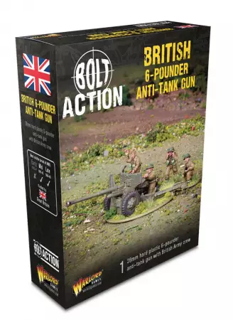  British 6-pounder anti-tank gun (plastic) - Great Britain - Bolt Action