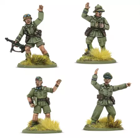 British 8th Army Platoon Commanders (Officiers de la 8&egrave;me Arm&eacute;e) - Great Britain - Bolt Action