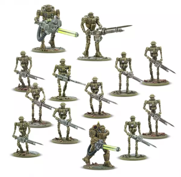  British Automated Infantry Platoon - Konflict 47 - Warlord Games