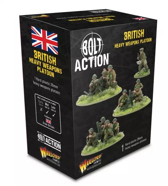 British Heavy weapons platoon (plastic) - Great Britain - Bolt Action