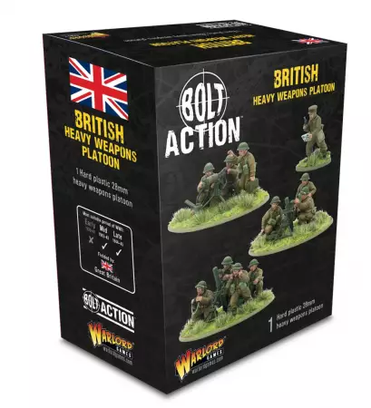 British Heavy weapons platoon (plastic) - Great Britain - Bolt Action