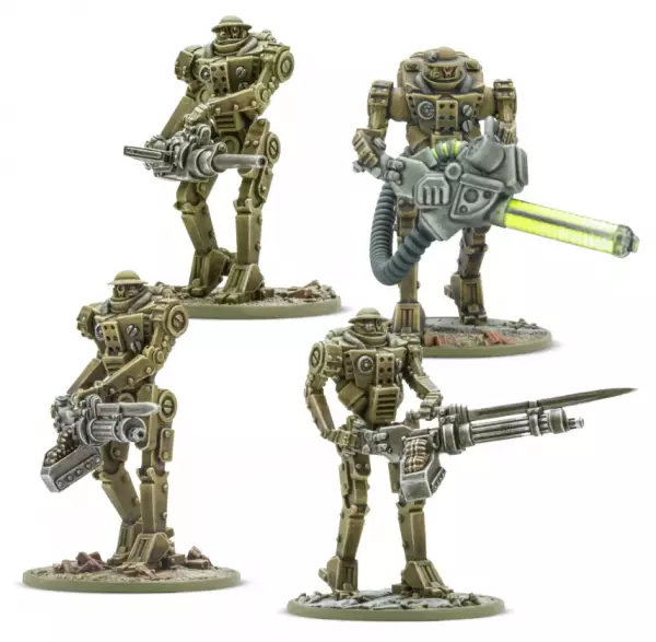 British Mk II Heavy Automated Infantry - Konflict 47 - Warlord Games