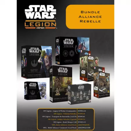  Bundle 2025 - Alliance Rebelle (Rebel Alliance) 2 - Star Wars Legion 