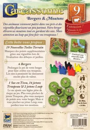 Carcassonne : Bergers et Moutons 2025 - Klaus-Jürgen Wrede - Hans im Glück