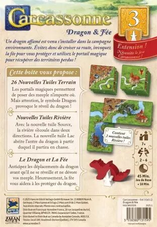 Carcassonne : Dragon et Fée 2025 - Klaus-Jürgen Wrede - Hans im Glück