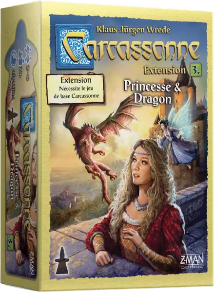 Carcassonne - Extension : Princesse et Dragon 