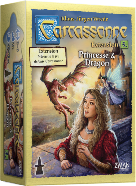 Carcassonne - Extension : Princesse et Dragon 