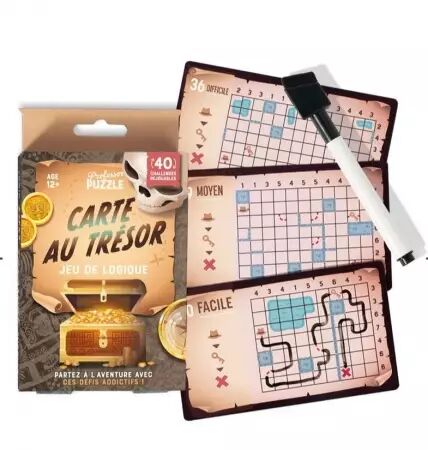 Carte au trésor - Jeu de Logique -  Professor Puzzle