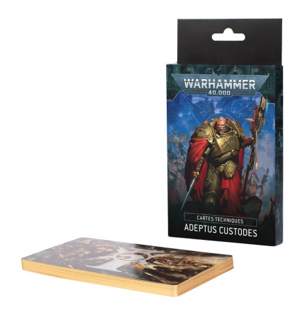 Cartes Techniques: Adeptus Custodes (français) - Warhammer 40k - Games Workshop