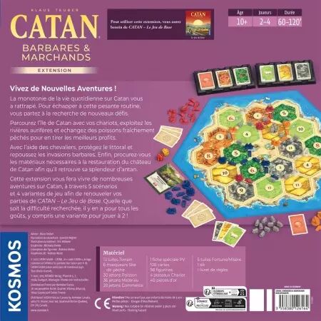 Catan : Barbares et marchands (Extension) - Edition 2025 - Kosmos