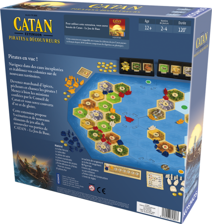 Catan - Extension : Pirates et Découvreurs
