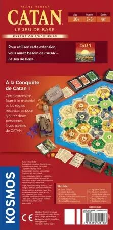 Catan : jeu de base 5-6 joueurs (Extension) - Edition 2025 - Kosmos