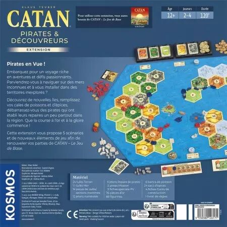 Catan : Pirates et découvreurs (Extension) - Edition 2025 - Kosmos