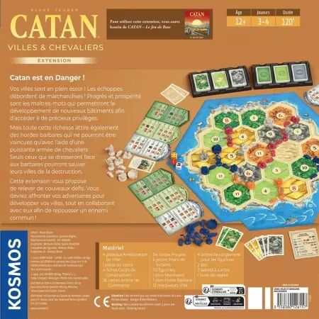 Catan : Villes et chevaliers (Extension) - Edition 2025 - Kosmos