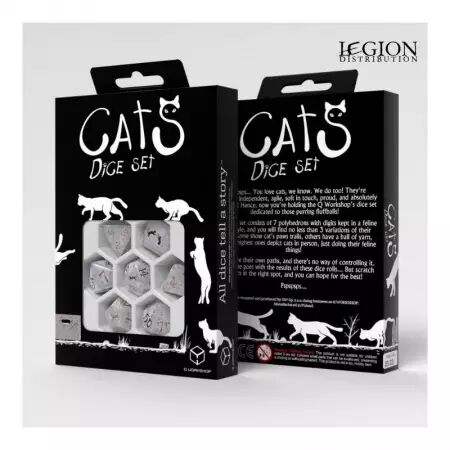 Cats - Set de d&eacute;s - Qworkshop