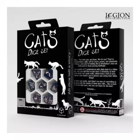 Cats - Set de d&eacute;s - Qworkshop