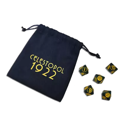 Celestopol 1922 - Set de 5 dés de la Lune