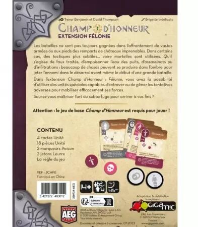 Champ D\'Honneur - Extension : Felonie