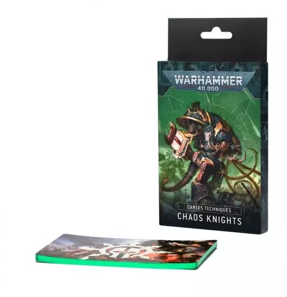 Chaos Knights : Cartes Techniques (Fran�ais) - Warhammer 40k - Games Workshop