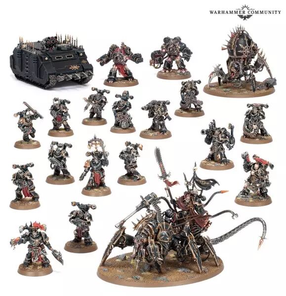 Chaos Space Marines - Bataillon : Bande Infernale - Warhammer 40k