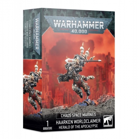 Chaos Space Marines - Haarken Worldclaimer (Haarken Worldclaimer Herald of the Apocalypse) - Warhammer 40K - Games Workshop