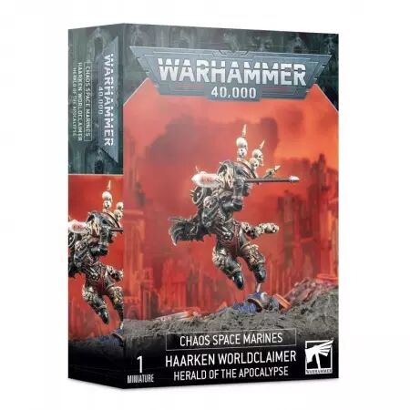 Chaos Space Marines - Haarken Worldclaimer (Haarken Worldclaimer Herald of the Apocalypse) - Warhammer 40K - Games Workshop