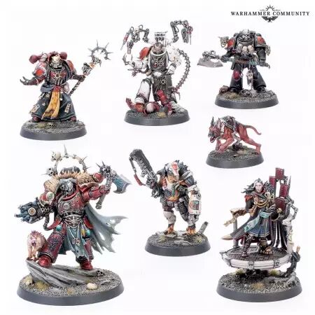 Chaos Space Marines : Huron Blackheart et les Ma&icirc;tres du Maelstr&ouml;m - Warhammer 40k - Games Workshop