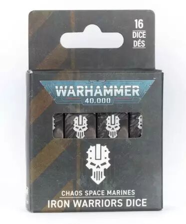 Chaos Space Marines : Iron Warriors Set de d&eacute;s - Warhammer 40k - Games Workshop