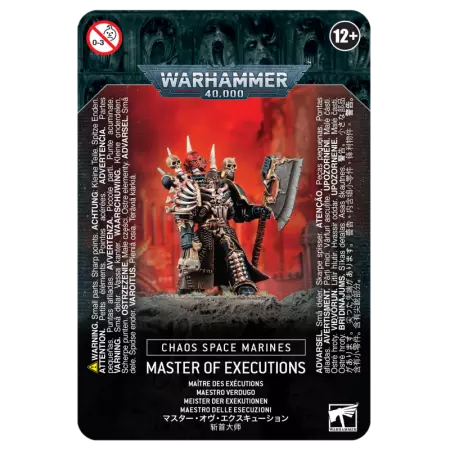 Chaos Space Marines - Maître Des Exécutions (Master of Executions) - Warhammer 40k - Games Workshop