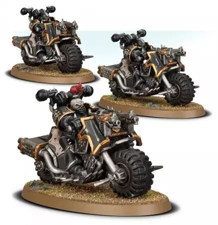 Chaos Space Marines - Motards du Chaos (Chaos Bikers) - Warhammer 40K - Games Workshop