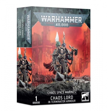 Chaos Space Marines - Seigneur Du Chaos En Armure Terminator (Chaos Lord in Terminator armour) - Warhammer 40k - Games Workshop