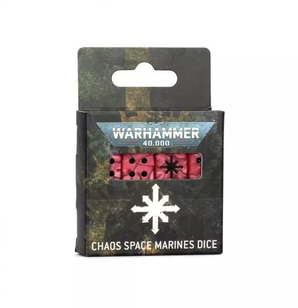 Chaos Space Marines : Set de d�s - Warhammer 40K - Games Workshop
