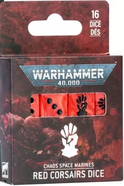 Chaos Space Marines : Set de d�s Red Corsairs - Warhammer 40k - Games Workshop
