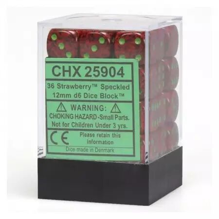 CHESSEX - Set de 36 d&eacute;s 6 - GRANITE - Plusieurs coloris