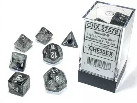 CHESSEX - Set de 7 dés - LUMINARY (plusieurs coloris)