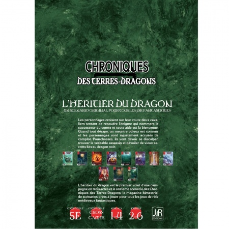 Chroniques des terres-dragons - Numéro 10 - L\'héritier du Dragon