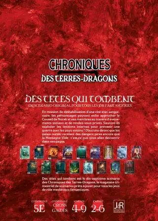 Chroniques des terres-dragons - Num&eacute;ro 16 - Des T&ecirc;tes qui tombent !