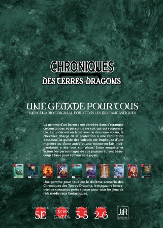 Chroniques des terres-dragons - Numéro 8 - Une Gemme pour tous