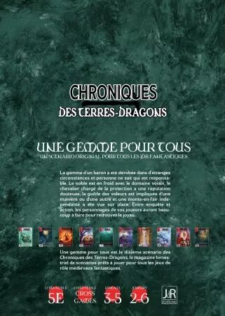 Chroniques des terres-dragons - Numéro 8 - Une Gemme pour tous