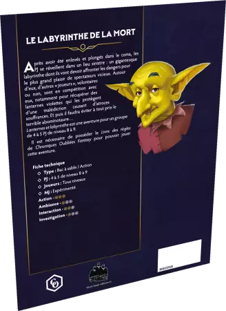 Chroniques Oubli&eacute;es Fantasy 2: Lanternes et Labyrinthe
