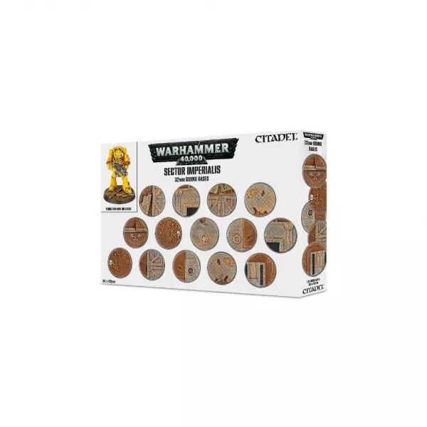 Citadel : Socles - Sector Imperialis 32mm Round Bases