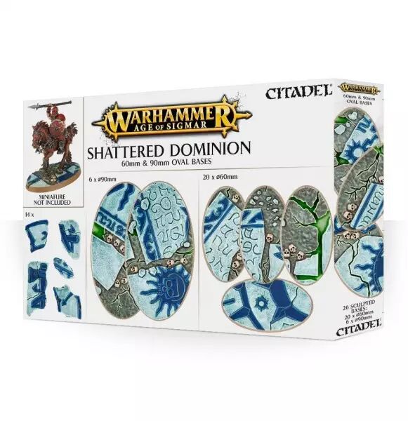 Citadel : Socles - Shattered Dominion socles ovales de 60 et 90mm