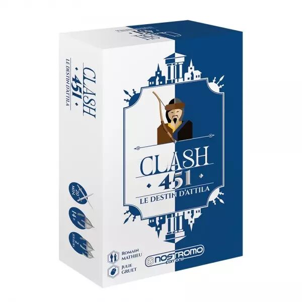 Clash 451 - Le destin d�Attila - Julie Gruet & Romain Mathieu - Nostromo Games