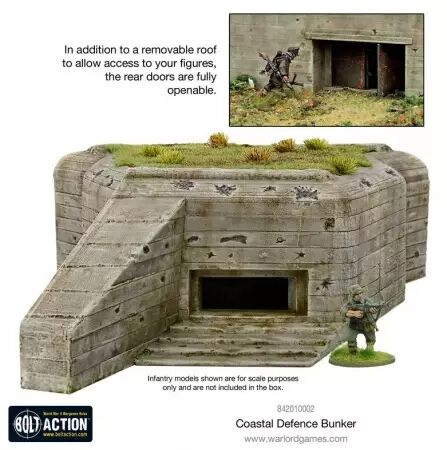 Coastal Defence Bunker � Fortification de D&eacute;fense C&ocirc;ti&egrave;re (28mm) - Bolt Action - Warlord Games