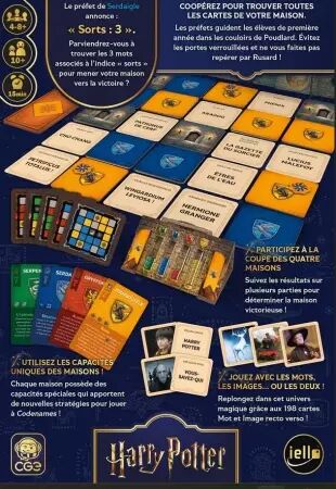 Codenames - Harry Potter : Retour &agrave; Poudlard - Vladaa Chvatil - Iello