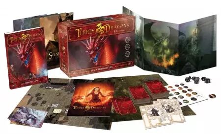 Coffret Terres-Dragons JDR - JDR Éditions