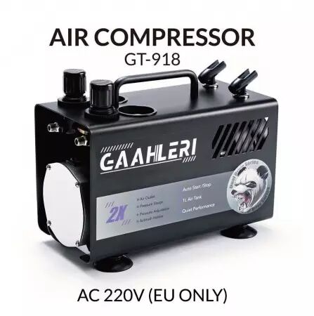Compresseur Dual Drive Series Airbrush Kit Compressor GT-918 only (Version EU) - Gaahleri