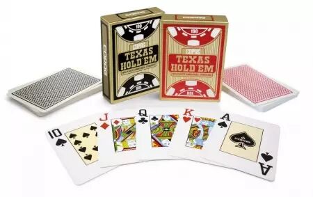 Copag Gold Cartes Poker 100% Plastic - 2 Couleurs