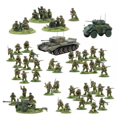 Crossing the Rhine: British & Canadian Infantry Winter Starter Army - Bolt Action - Warlord Games