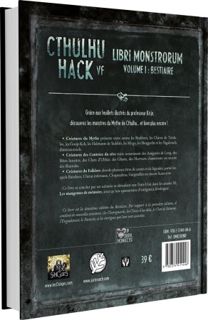 Cthulhu Hack : Libri Monstrorum, Bestiaire (Nouvelle édition)